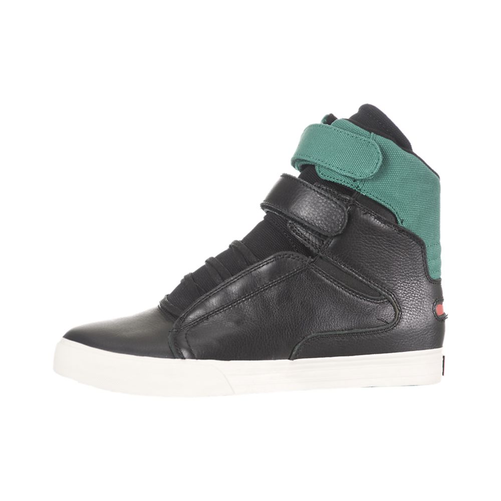 Baskets Montantes Supra Society Noir Black Homme | FEP-13706438